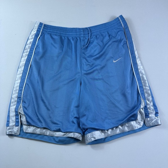 VINTAGE NIKE BASKETBALL SHORTS MESH ATHLETIC BLUE MENS XL ACTIVE GYM - Picture 1 of 5